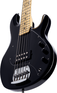 STERLING BY MUSIC MAN GSU RAY5-BK-M1 - Stingray5 - Black - 5 cordes