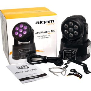 ALGAM LIGHTING LAL MINIWASH710 - WASH - Lyre Wash LED 7 x 10W RGBW