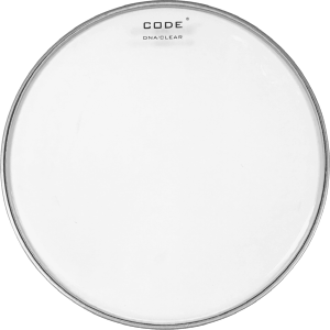 CODE DRUMHEADS PCO DNACL14 - Frappe ou résonance - Transparente 14"