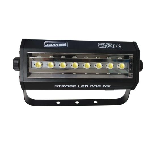 POWER LIGHTING - STROBE LED COB 200 - Stroboscope 200W 8 leds banches