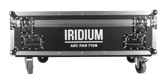 TOUR CASE 6IN1 AVEC STATION DE CHARGE IRIDIUM LED ARC PAR 710B