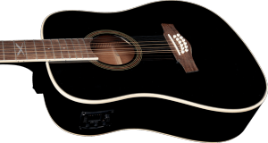 EKO GEA NXT-D100CWE-BLK12 - Dreadnought XII - Dreadnought 12 cordes électro blk