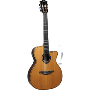 LAG GLH TNHV15ACE - Guitare classique Nylon HyVibe 15 Auditorium cut