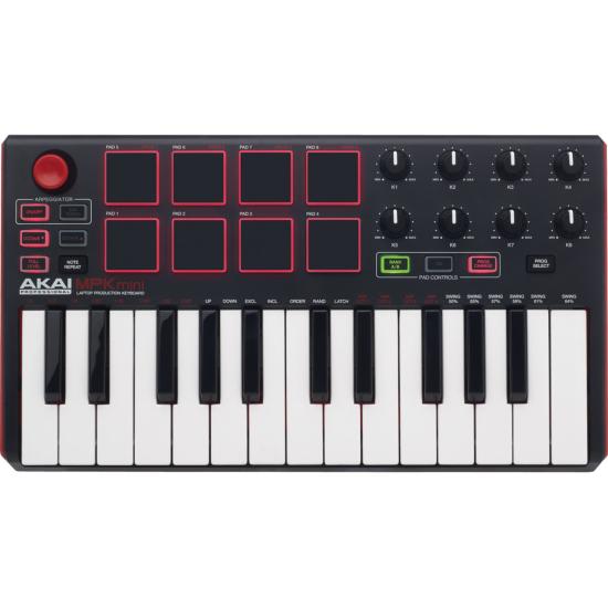 Akai Pro - KAP MPKMINIMKII - USB 25 mini notes 8 pads