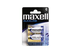 Blister de 2 piles LR14 MAXELL 1.5 Volts Alcaline AAA 0% de mercure