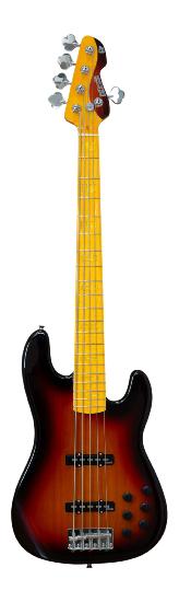 MARKBASS MB GV 5 GLOXY 3-TONE SUNBURST - BASSE ACTIVE 5 CORDES