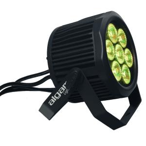 ALGAM LIGHTING  LAL IP-PAR-712-HEX - Projecteur à LED 7 x 12W RGBWAU IP65