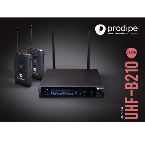 PRODIPE UHF B210 DSP DUO V2 - Système Prodipe UHF 2 x 50 fréq. pour les micros