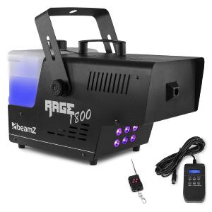 Machine à Fumée - Machine Fumigène Portable avec Télécommande et 3 Lumières  LED 13 Couleurs RVB/4 modes d'éclairage,300 ML - Liquide non fourni