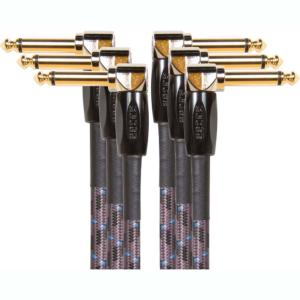 BOSS - BIC-PC-3 - Pack de 3 câbles instruments - Coudés