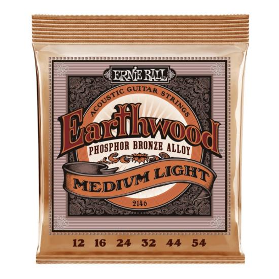 ERNIE BALL - CEB 2146 - Cordes acoustiques - Medium light 12-16-24w-32-44