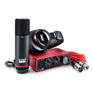 FOCUSRITE - SCARLETT3 SOLO STUDIO - Interface audio - 2 in/2 USB-C et accessoire
