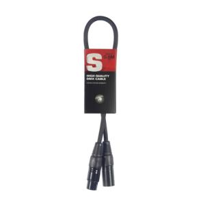 STAGG SDX1.5-3 - Câble DMX, XLR/XLR (m/f), 1,5 m