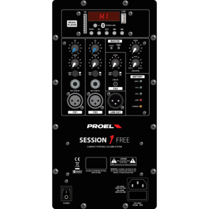 PROEL SESSION1FREE - Système de colonne 2 canaux - Alimenté par batterie Li-ion