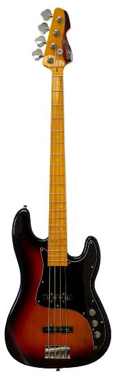 MARKBASS MB GV 4 GLOXY PASSIVE -TONE SUNBURST CR MP - BASSE 4 CORDES