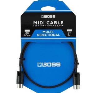 BOSS BMIDI-PB3 - Câble midi 1 m multidirectionnels
