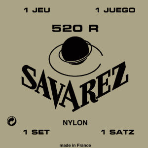 SAVAREZ - CSA 520R - Cordes classiques - Traditionnelle - Rouge tirant normal