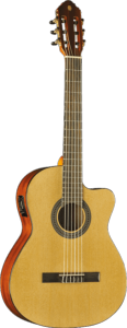 EKO GEC VIBRA150CW - 4/4 cutaway électro Natural - table en cèdre
