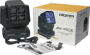 ALGAM LIGHTING LAL MW430ZOOM - Lyre wash 4 x 30w RGBW avec zoom