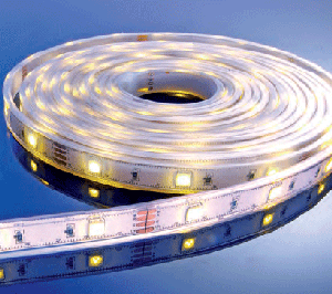 Led Stripe flexible - Blan Chaud 12v - 7.2W - 30 Led 5050 au metres - 5 m - IP67