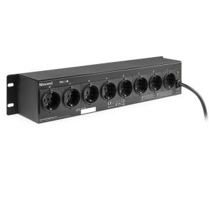 BeamZ PS08S - Dispatch rackable, 8 interrupteurs, schuko