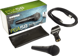 Shure - PGA58-XLR Voix - Dynamique cardioïde XLR