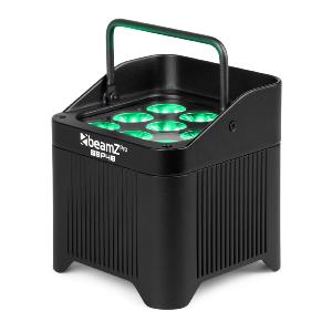 BEAMZ BBP48 - PAR à LED sur batterie, 9 x 12W 6-en-1, IP65, WDMX
