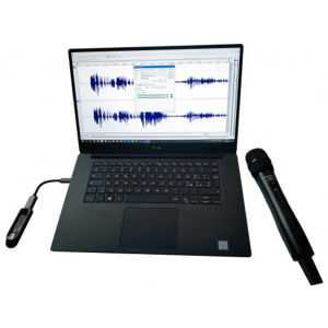 PROEL U24B - Système de microphone de poche sans fil USB 2.4GHZ