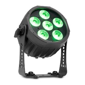BEAMZ - PAR à LED sur batterie, 6 x 20 W RGBALC, DMX étanche IP65