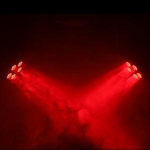 POWER LIGHTING XPRO PAR 5x10W QUAD - Par Slim 5 Leds de 10W 4-en-1