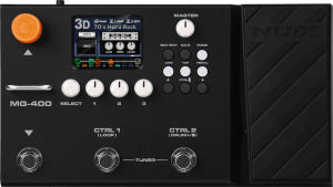 NUX MNU MG400 - 4 switchs, LCD 2,8" couleur, pédale d'expression