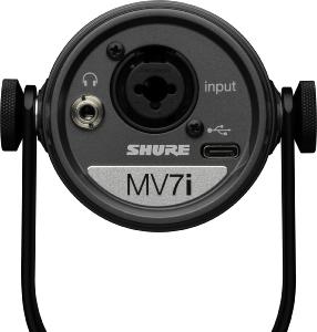 SHURE SSE MV7I - Bureau / Podcast - Microphone avec interface USB intégrée
