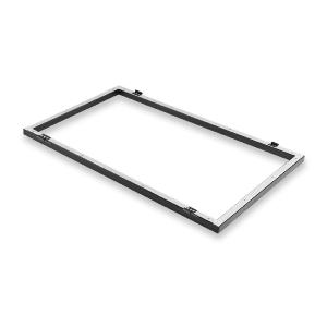 VONYX DB2B - Ecran DJ dépliable 120 x 70, noir (4 panneaux)