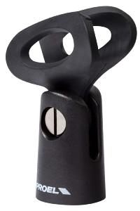 Proel APM35 - Pince micro, diamètre 22 à 27 mm, double filetage 3/8" et 5/8"
