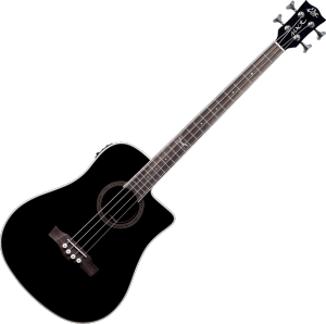 EKO GEA NXT-B100CWE-BLK - Bass - Dreadnought basse cutaway électro Black