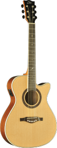 EKO GEA ONE-A150CE-NAT - Auditorium 18 CW EQ Auditorium cutaway électro Natural