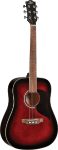 EKO GEA RANGER6-RED - Ranger 6 - Dreadnought Red Sunburst