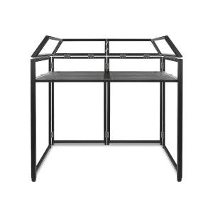 VONYX DB3 - DJ stand, Pupitre avec Lycra noir et blanc et sacoches