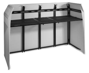 VONYX DB5-Pro DJ - Ecran DJ alu, 2 m, table intégrée