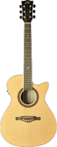 EKO GEA ONE-A150CE-NAT - Auditorium 18 CW EQ Auditorium cutaway électro Natural