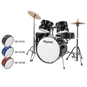 HAYMAN HM-100-BK  - Batterie acoustics - 5 pièces drum kit