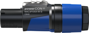 NEUTRIK - ENE NAC3FXXA-W-S - Fiche Powercon Type mâle IEC62368-1
