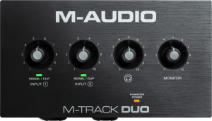 M-AUDIO RMD MTRACK-DUO - 2 canaux, 2 entrées combo XLR/jack