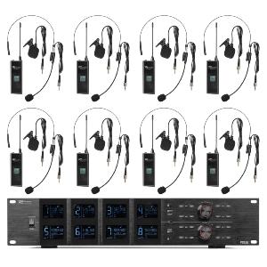 POWER DYNAMICS PD528B - Micro sans fils uhf, 8 canaux, 8 emetteur