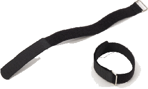 Attache câble Velcro 20 x 2,0 cm, noir 